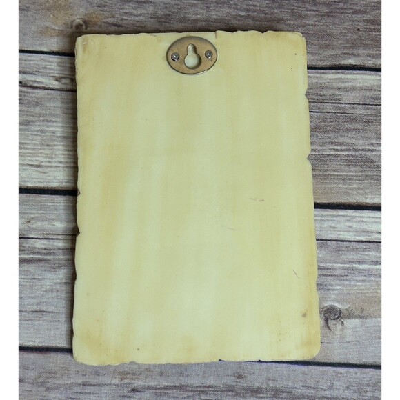 vintage cherie blum 3D resin wall art tulips 6.25x4.5" - Picture 2 of 2